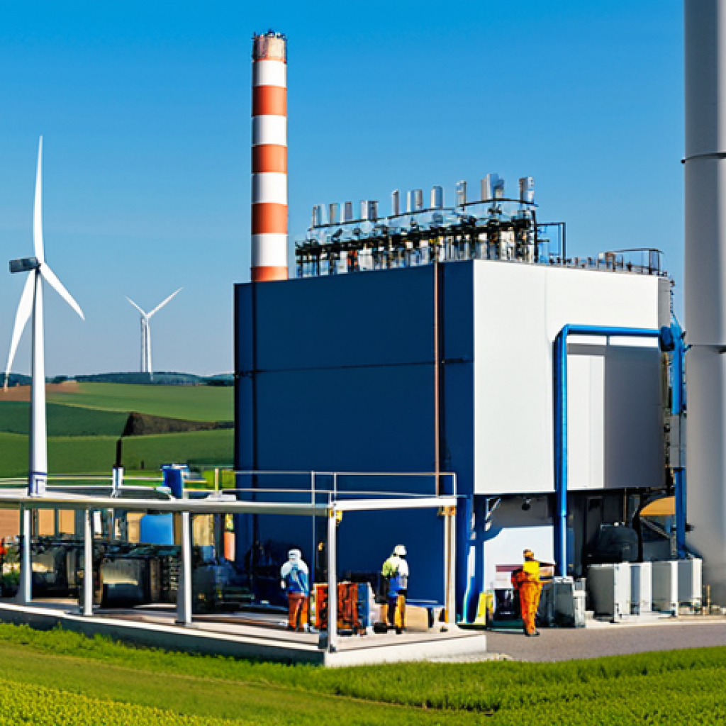 그린 수소에 대한 소비자 인식 조사 - Electrolysis Plant with Wind Turbines**

"A modern electrolysis plant producing green hydrogen, with...