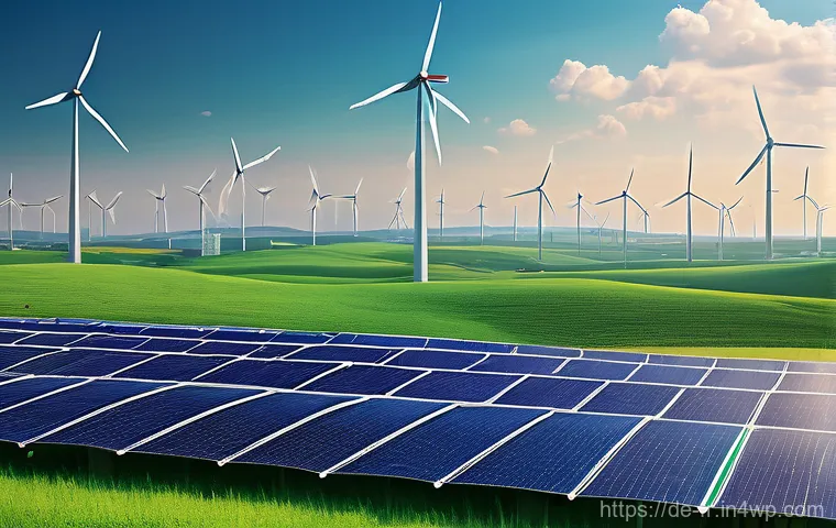 그린 수소 경제의 발전 방향 - **Prompt 1: "The Dawn of Green Hydrogen"**
A vibrant, futuristic image depicting a vast landscap...